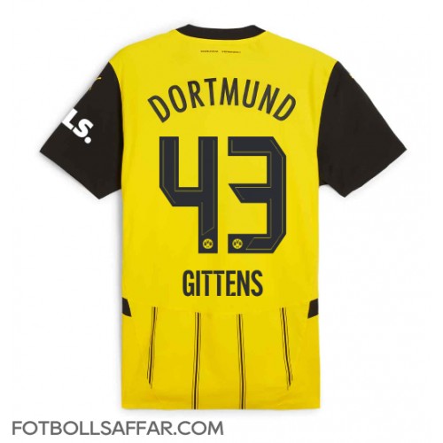 Borussia Dortmund Jamie Bynoe-Gittens #43 Hemmatröja 2024-25 Kortärmad